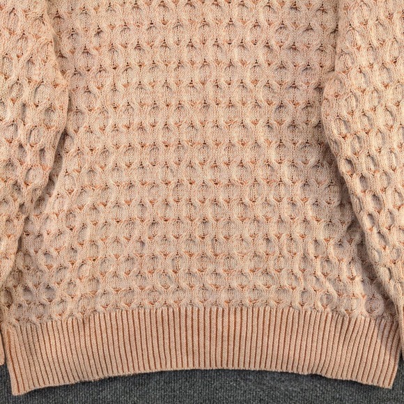 Knox Rose Women's Tunic Mock Neck Sweater Multicolor Large Geometric Pullover - Picture 4 of 12